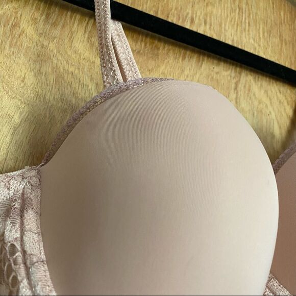 Adore Me Push Up Pink Lace Bra/Bralette - Picture 6 of 12